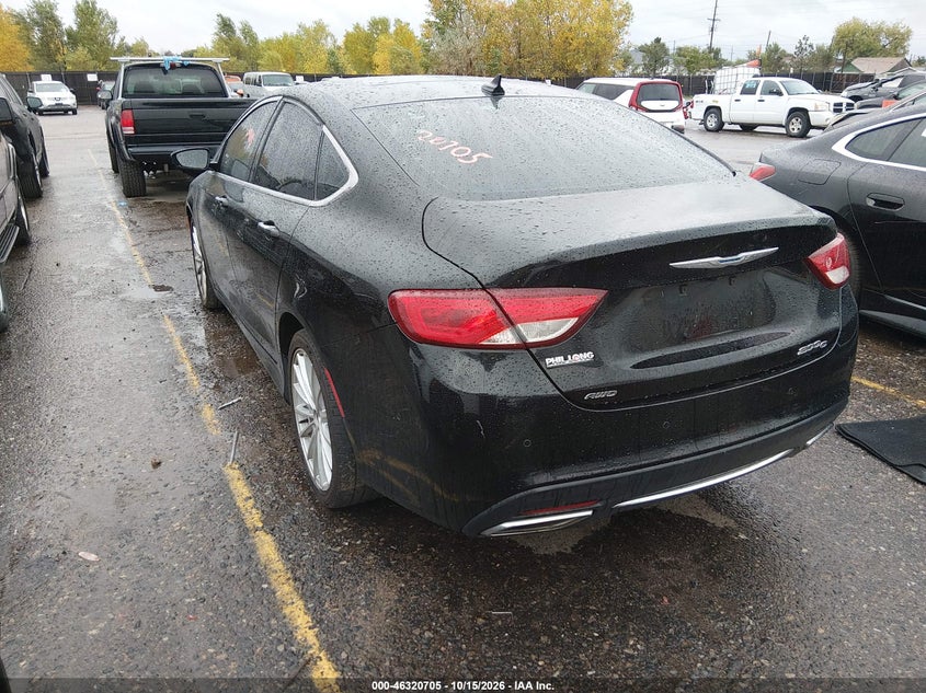 Vin: 1c3ccceg7fn544118, lot: 46820927, chrysler 200 c 20153