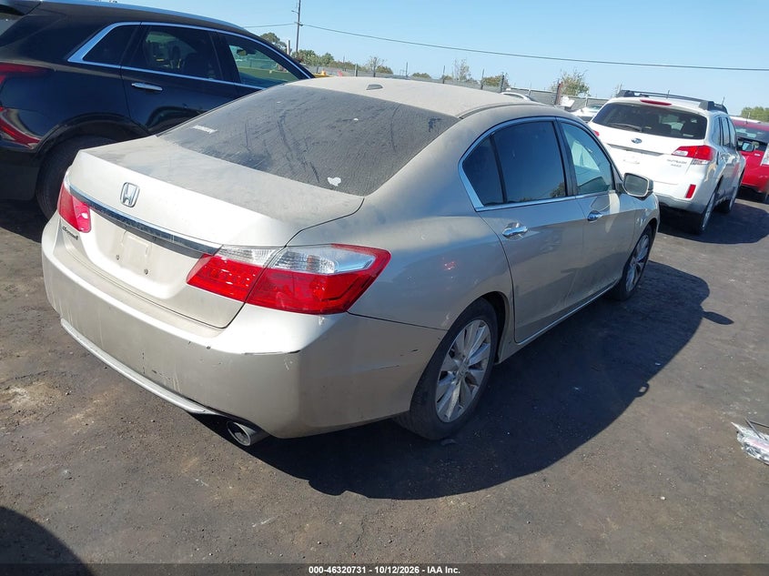 Vin: 1hgcr2f8xea115011, lot: 46820953, honda accord ex-l 20144