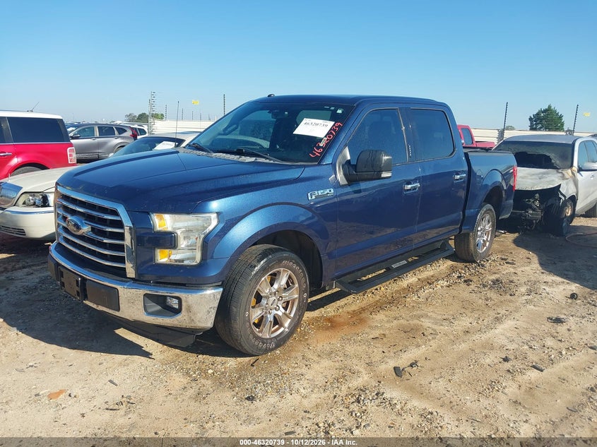 Vin: 1ftew1cfxgfb92254, lot: 46820961, ford f-150 xlt 20162