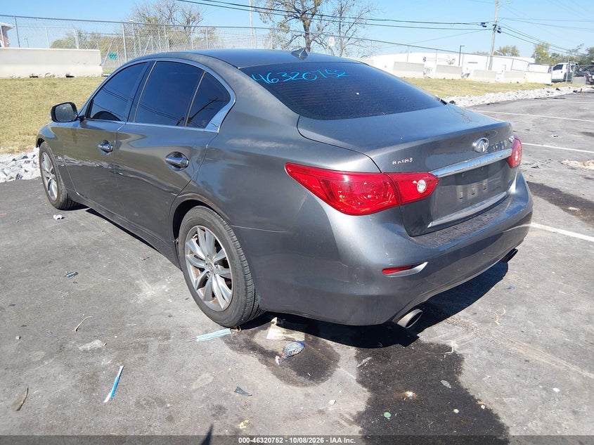 Vin: jn1ev7ap1hm738280, lot: 46820974, infiniti q50 3.0t premium 20173