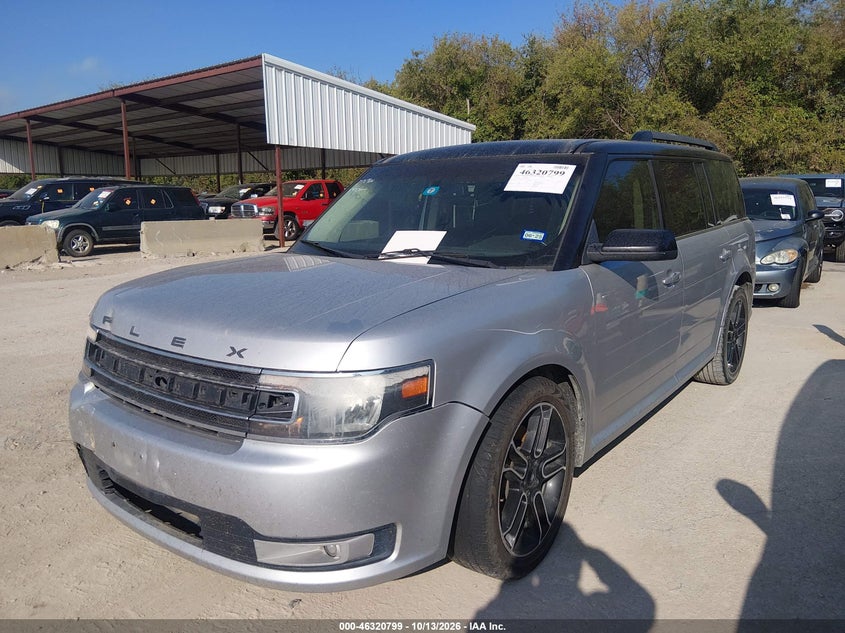 Vin: 2fmgk5c88dbd32890, lot: 46821021, ford flex sel 20132