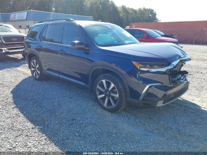 Vin: 5fnyg1h75sb006029, lot: 46821085, honda pilot touring 20251