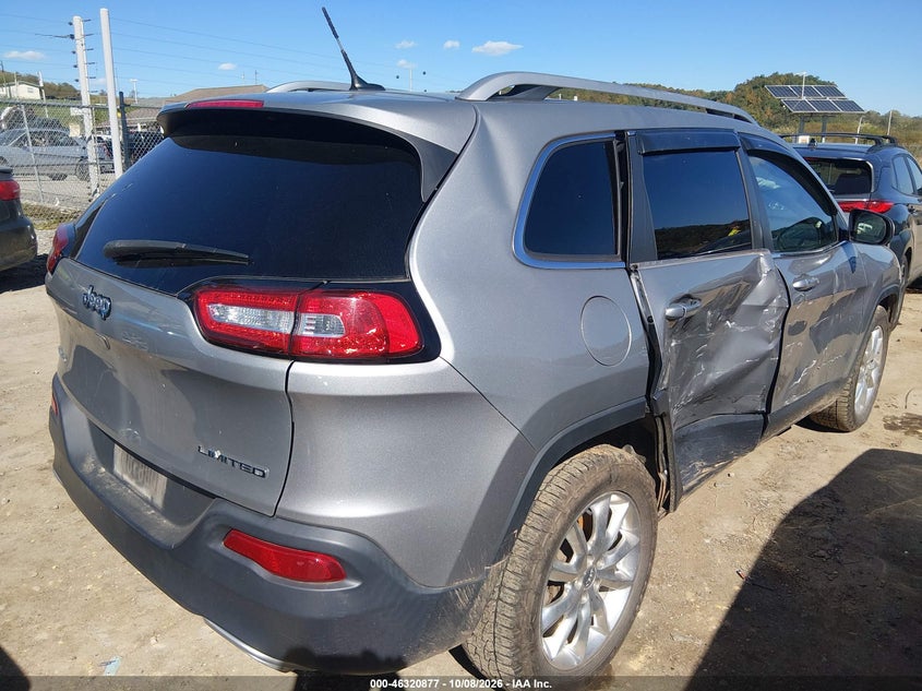 Vin: 1c4pjmds5fw687898, lot: 46821099, jeep cherokee limited 20154