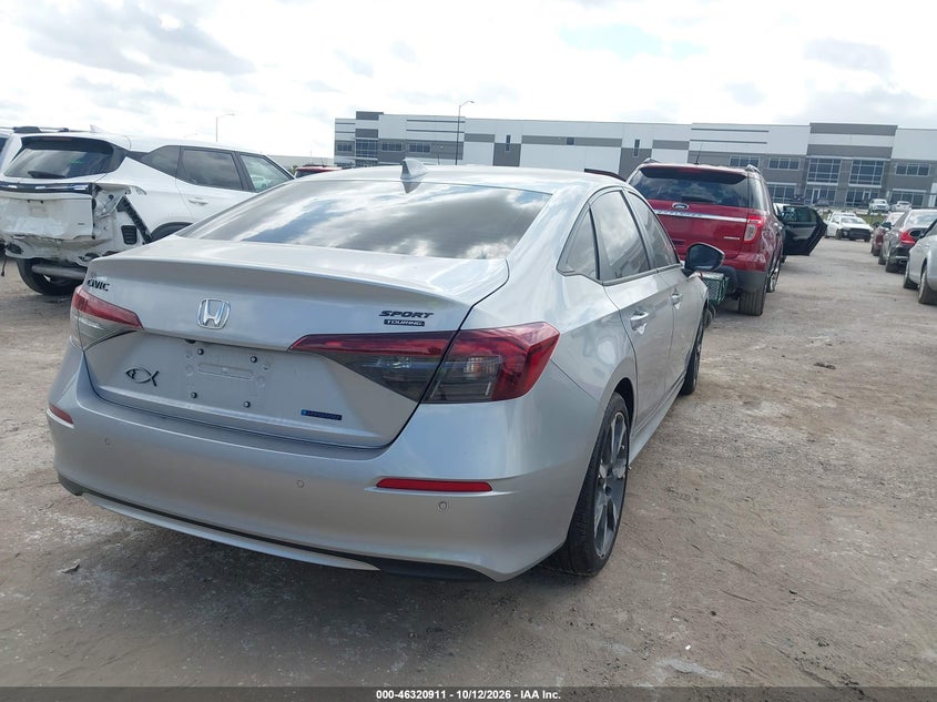 Vin: 2hgfe4f86th344143, lot: 46821133, honda civic hybrid sport/sport touring 20264