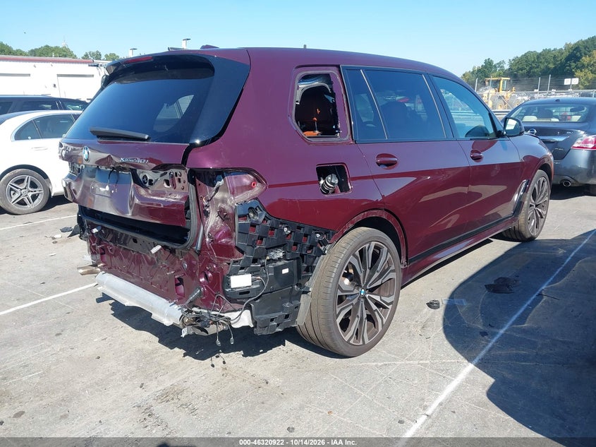 Vin: 5ux23em0xr9s57701, lot: 46821144, bmw x7 xdrive40i 20244