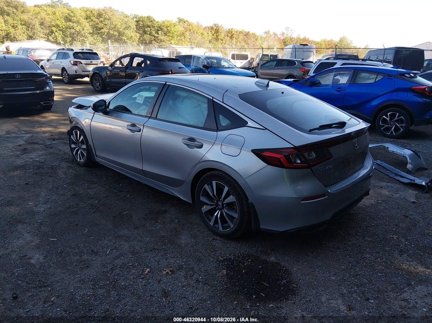 Vin: 19xfl1h7xpe018094, lot: 46821166, honda civic ex-l/ex-l w/o bsi 20233