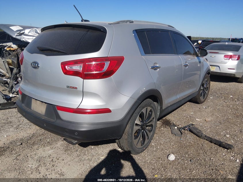 Vin: kndpc3a69c7177989, lot: 46821173, kia sportage sx 20124
