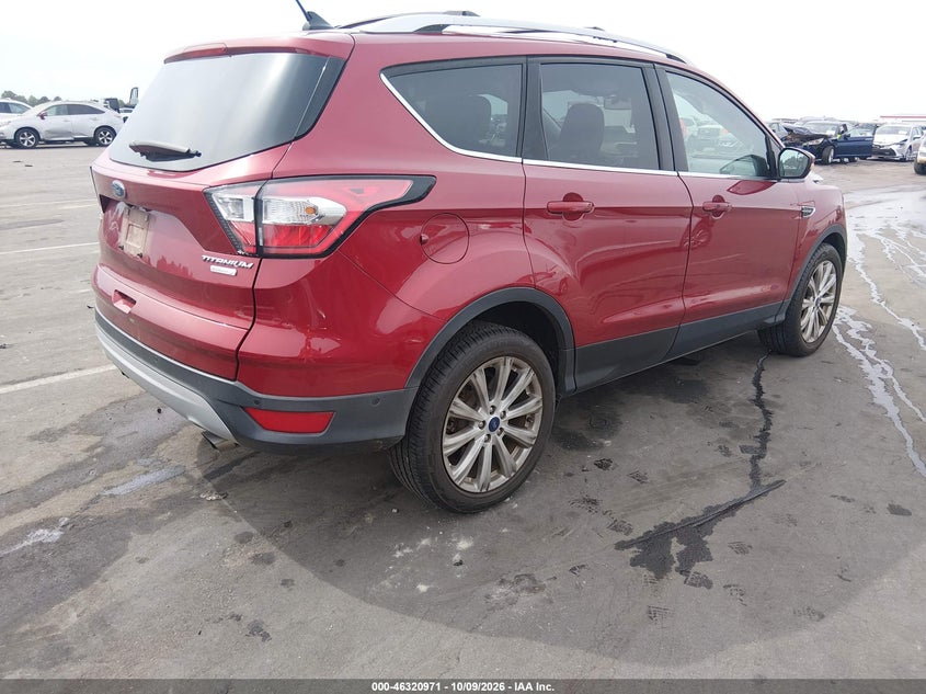 Vin: 1fmcu0j91jua47851, lot: 46821192, ford escape titanium 20184