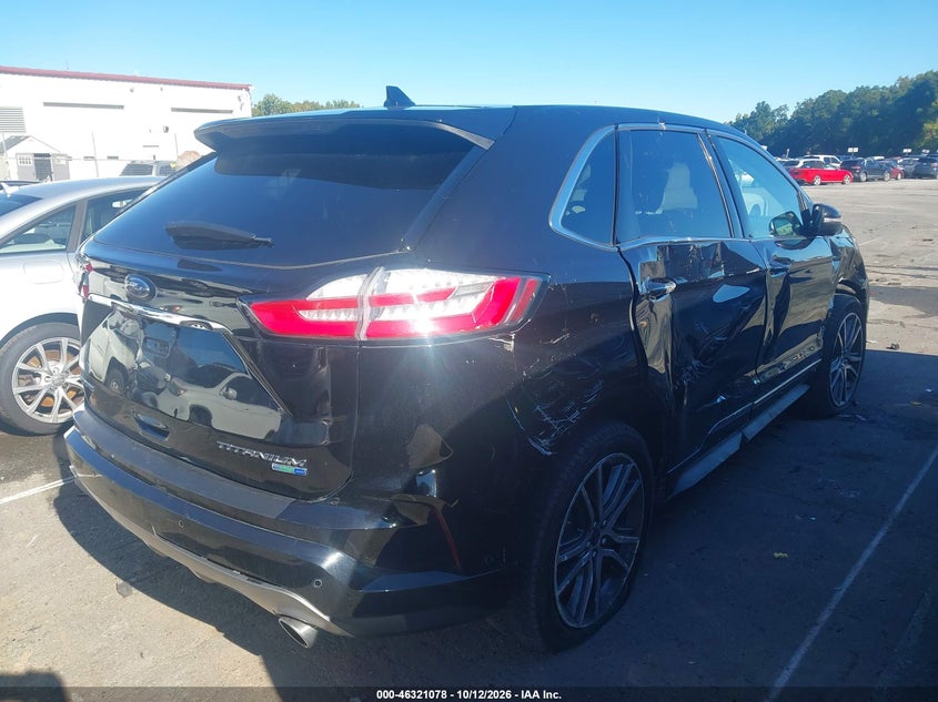 Vin: 2fmpk4k97kbb39051, lot: 46821300, ford edge titanium 20194