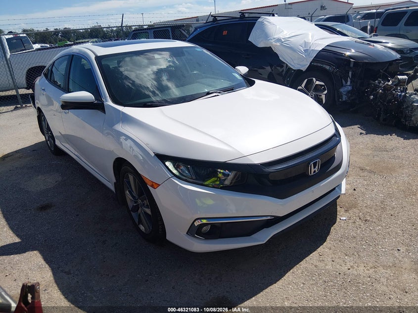 Vin: jhmfc1f37kx012079, lot: 46821305, honda civic ex 20191