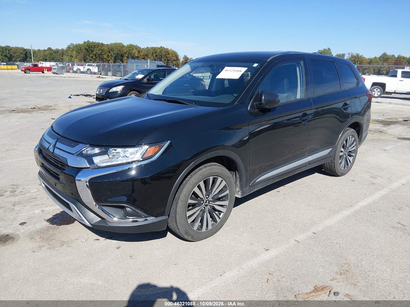 Vin: ja4az3a30lz015595, lot: 46821310, mitsubishi outlander es 2.4 s-awc 20202