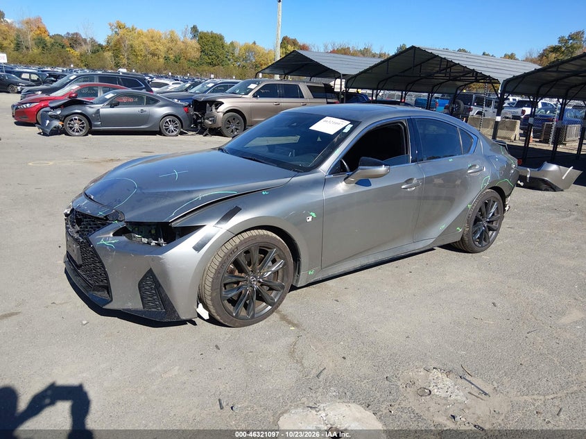 Vin: jthgz1e25n5026641, lot: 46821319, lexus is 350 f sport 20222
