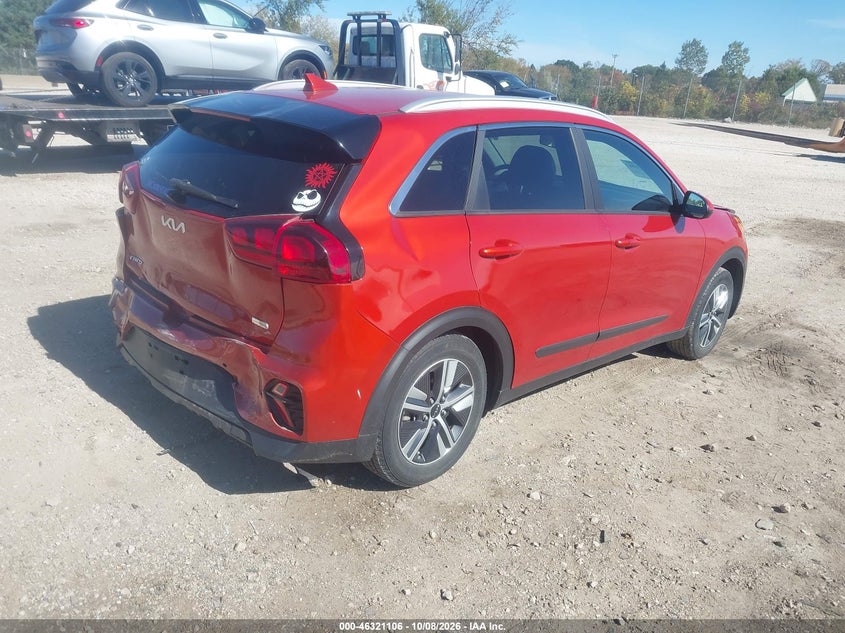 Vin: kndcb3lc0n5508090, lot: 46821328, kia niro lxs se 20224