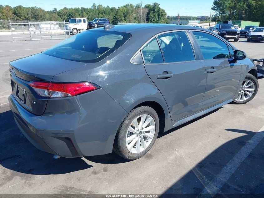 Vin: 5yfb4mde6rp175477, lot: 46821360, toyota corolla le 20244