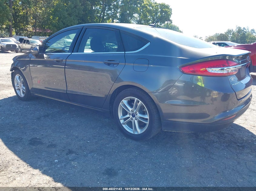 Vin: 3fa6p0hd9jr164772, lot: 46821365, ford fusion se 20183