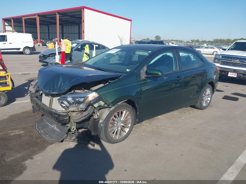 Vin: 5yfburhe0fp213529, lot: 46821393, toyota corolla le premium 20152