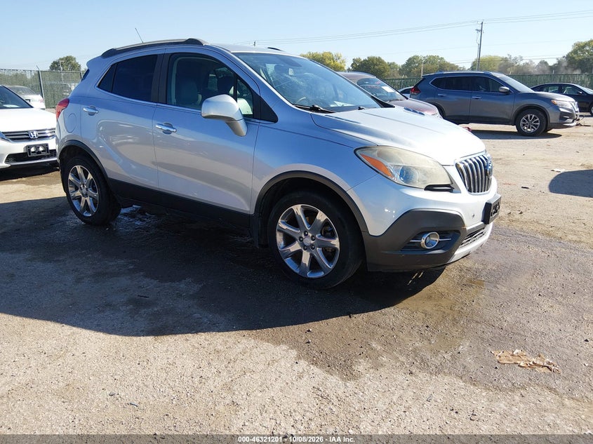 Vin: kl4cjcsb4db154693, lot: 46821423, buick encore leather 20131