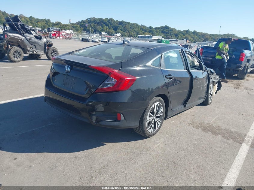 Vin: 19xfc1f36ge006153, lot: 46821427, honda civic ex-t 20164
