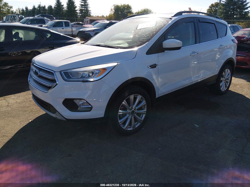 Vin: 1fmcu9hd3kua77188, lot: 46821452, ford escape sel 20192