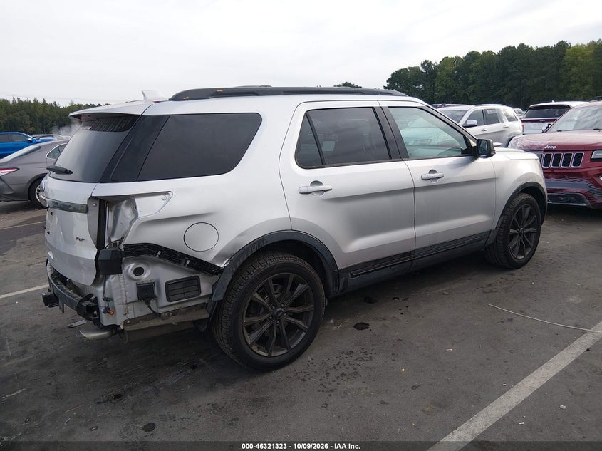 Vin: 1fm5k8d88hgb86657, lot: 46821545, ford explorer xlt 20174