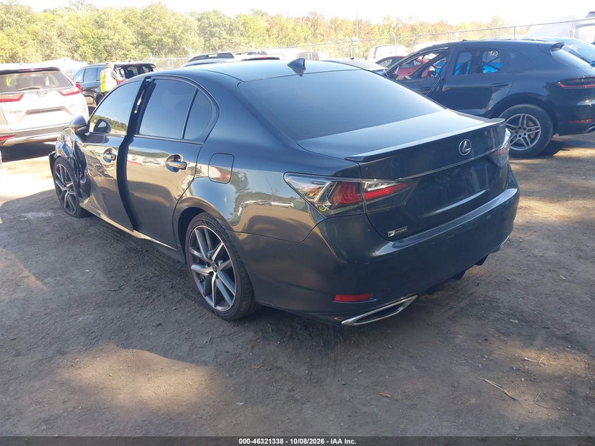 Vin: jthcz1bl8ja009281, lot: 46821560, lexus gs 350 f sport 20183