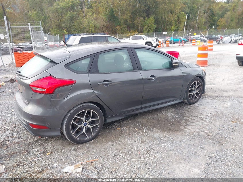 Vin: 1fadp3k25fl353960, lot: 46821571, ford focus se 20154