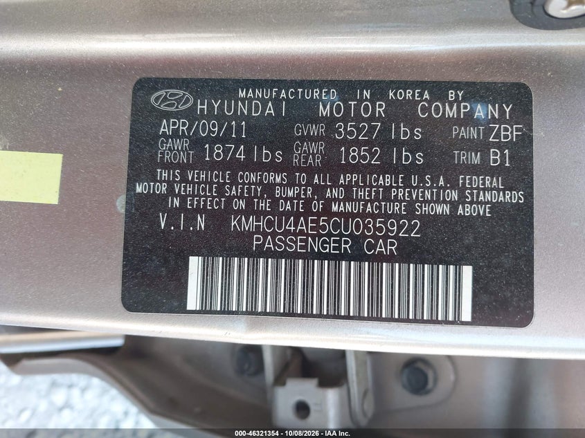 2012 HYUNDAI ACCENT GLS · Фото 9