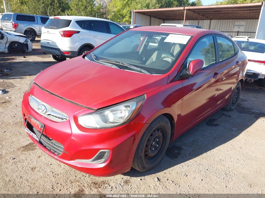 Vin: kmhct4ae7eu617512, lot: 46821605, hyundai accent gls 20142