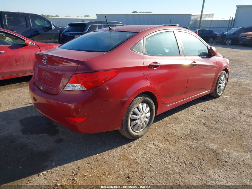 Vin: kmhct4ae7eu617512, lot: 46821605, hyundai accent gls 20144