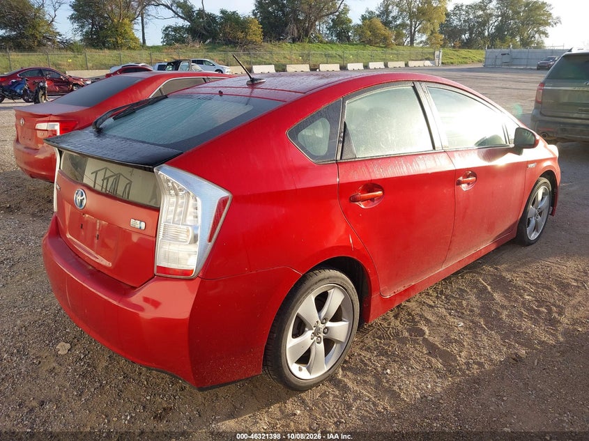 Vin: jtdkn3du5a1007109, lot: 46821620, toyota prius v 20104
