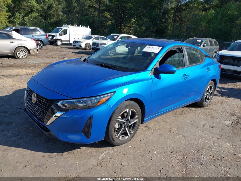 Vin: 3n1ab8cv8sy299902, lot: 46821623, nissan sentra sv 20252