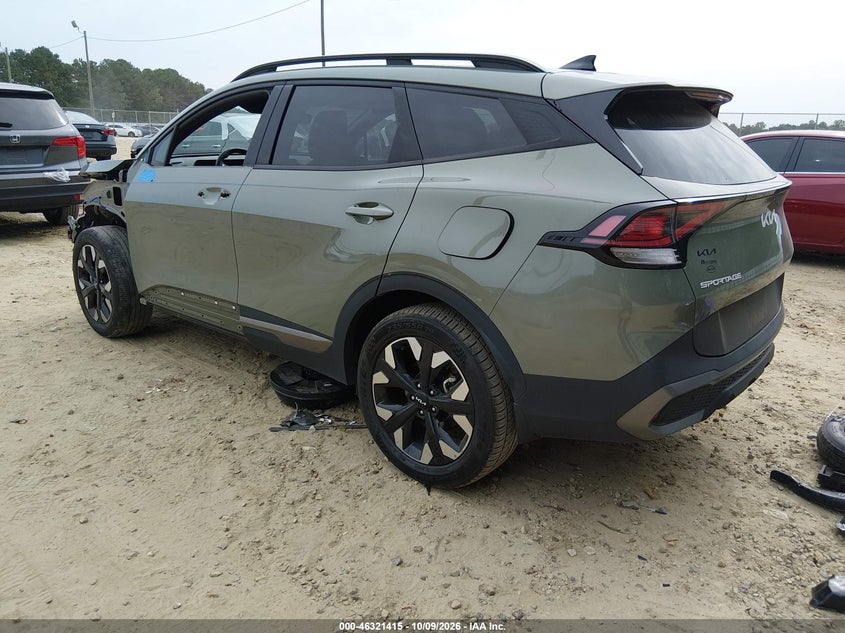 Vin: 5xyk6cdf7rg190040, lot: 46821637, kia sportage x-line 20243