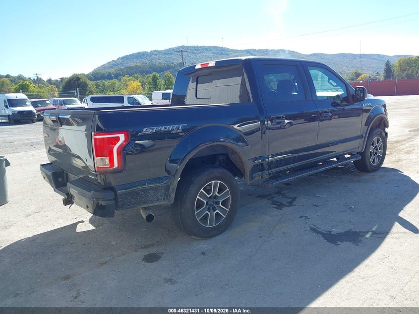 Vin: 1ftew1ef2gfd46145, lot: 46821653, ford f-150 xlt 20164