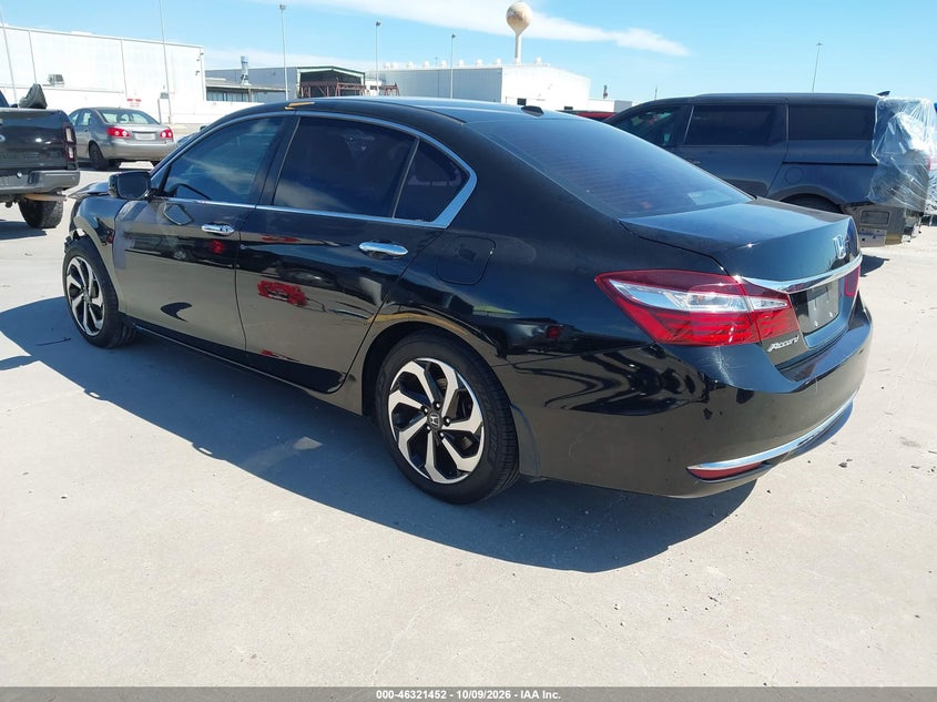 Vin: 1hgcr2f8xga046484, lot: 46821674, honda accord ex-l 20163