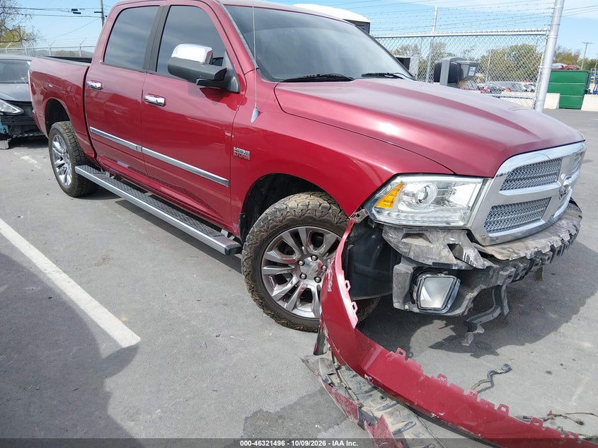 Vin: 1c6rr6pt3es100628, lot: 46821718, ram 1500 longhorn limited 20141