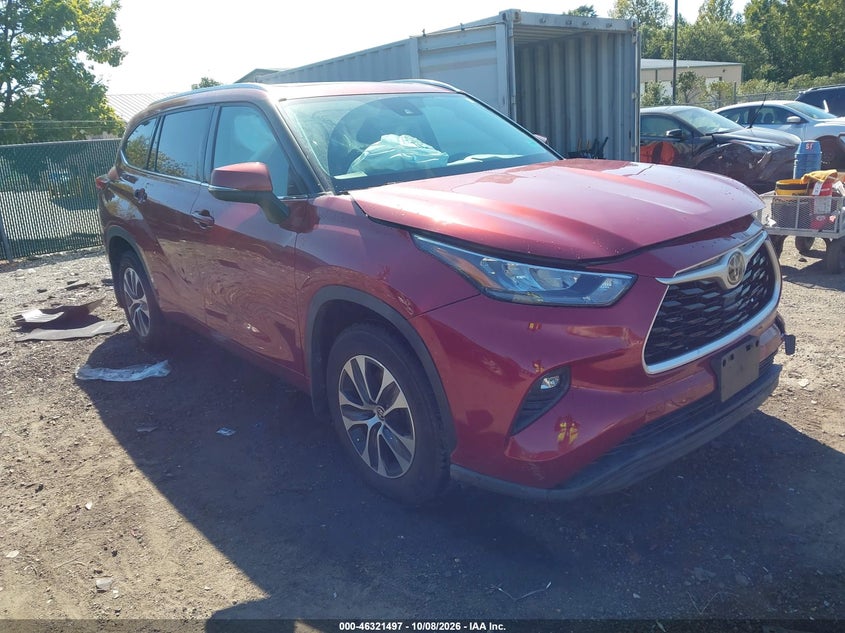 Vin: 5tdgzrbhxls519859, lot: 46821719, toyota highlander xle 2020 img_1