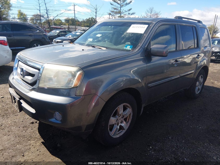 Vin: 5fnyf4h5xab031090, lot: 46821735, honda pilot ex-l 20102