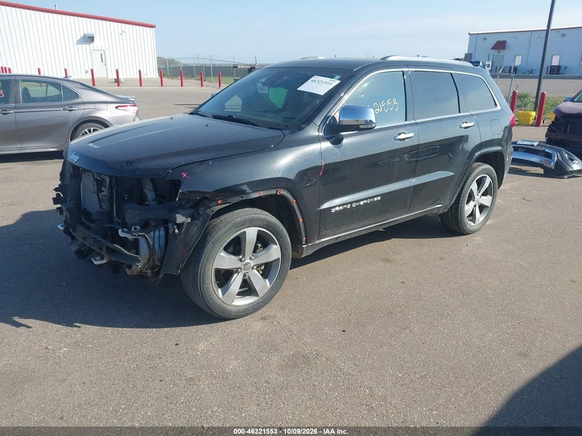 Vin: 1c4rjfcg6ec210897, lot: 46821775, jeep grand cherokee overland 20142