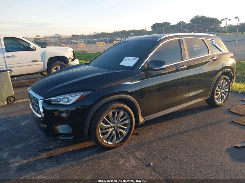Vin: 3pcaj5ba4pf121565, lot: 46821796, infiniti qx50 luxe 20232