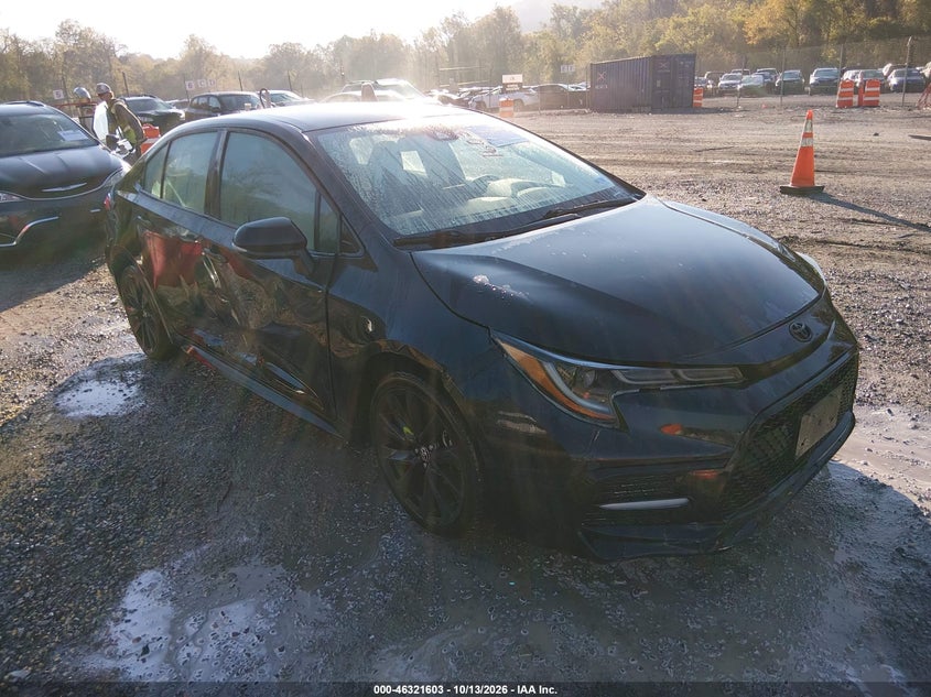 Vin: 5yfs4mce8mp096855, lot: 46821825, toyota corolla se nightshade edition 20211