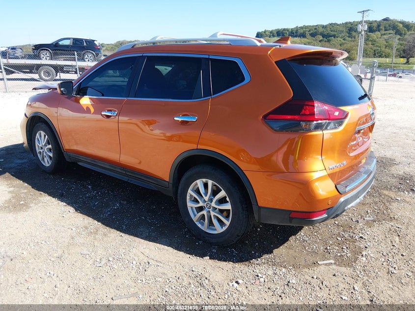 Vin: 5n1at2mt3kc704248, lot: 46821861, nissan rogue sv 20193