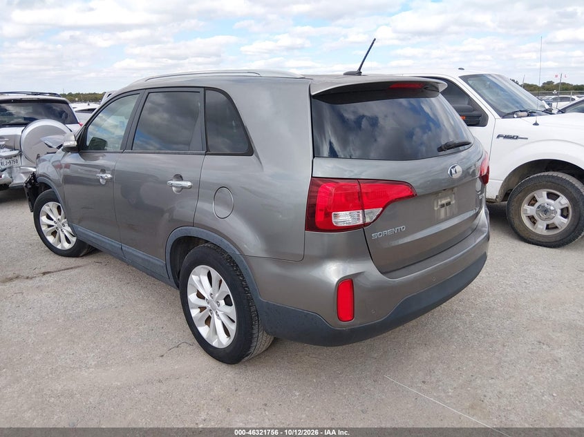 Vin: 5xyku4a73fg573543, lot: 46821978, kia sorento ex v6 20153
