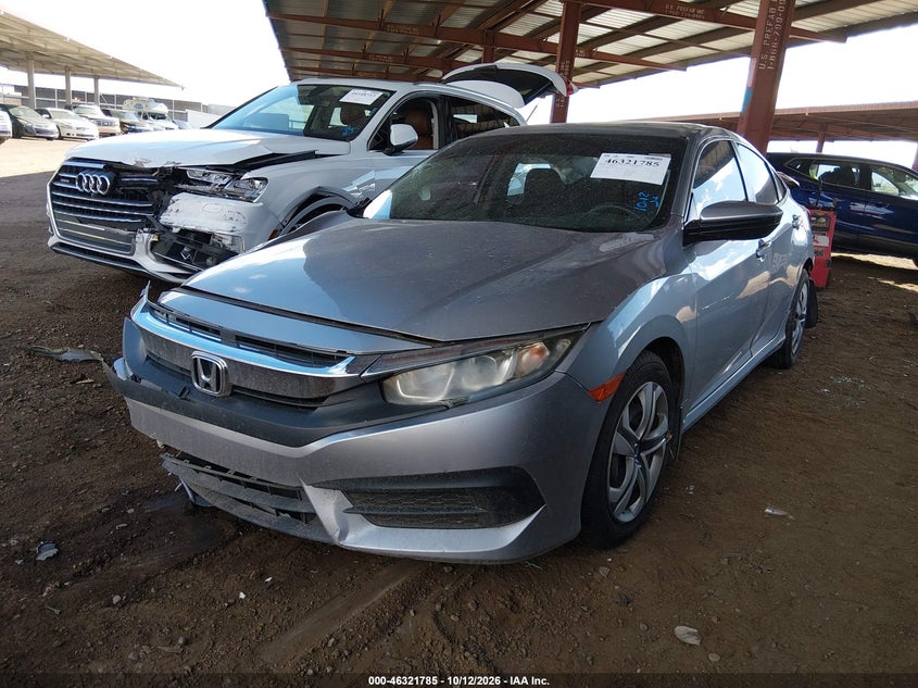 Vin: 2hgfc2f59jh580234, lot: 46822008, honda civic lx 20182