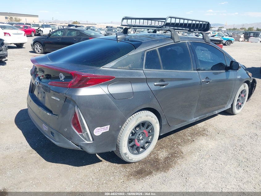 Vin: jtdkarfp3l3123292, lot: 46822025, toyota prius prime limited 20204