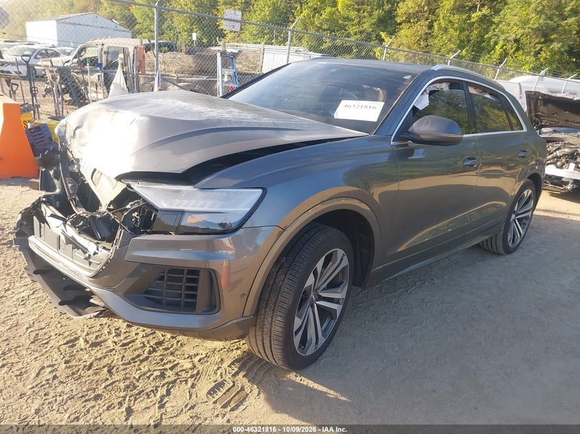 Vin: wa1cvaf14kd046750, lot: 46822038, audi q8 55 premium 20192