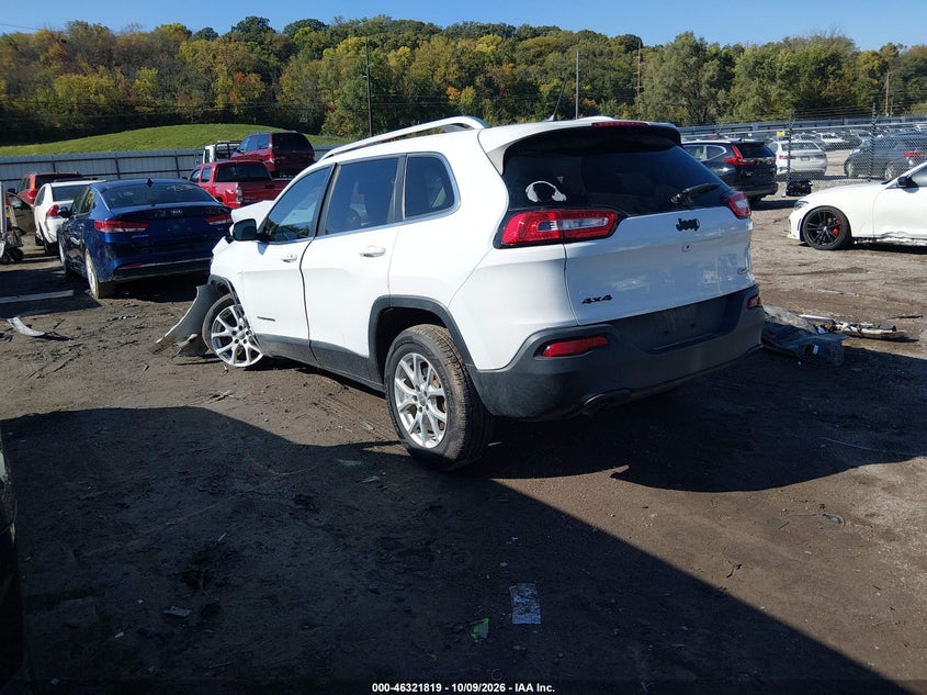 Vin: 1c4pjmcb1fw681470, lot: 46822041, jeep cherokee latitude 20153
