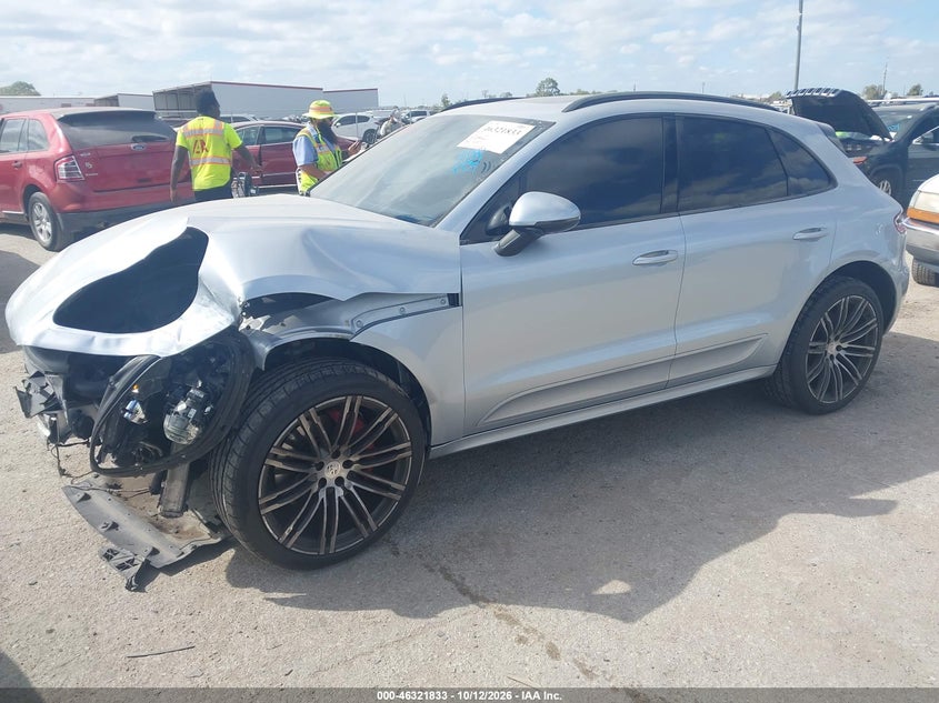 Vin: wp1af2a51flb96528, lot: 46822055, porsche macan turbo 20152