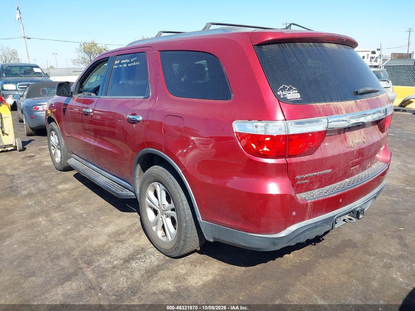 Vin: 1c4rdjdg4dc690025, lot: 46822105, dodge durango crew 20133