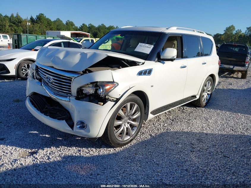 Vin: jn8az2nf6e9553164, lot: 46822108, infiniti qx80 20142