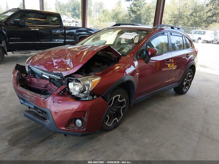 Vin: jf2gpanc6hh265734, lot: 46822125, subaru crosstrek 2.0i limited 20172